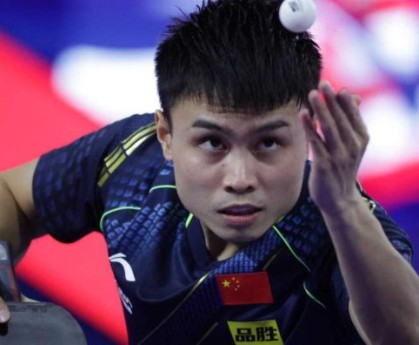 世乒赛中国男单下半区失守 林高远梁靖崑苦战晋级